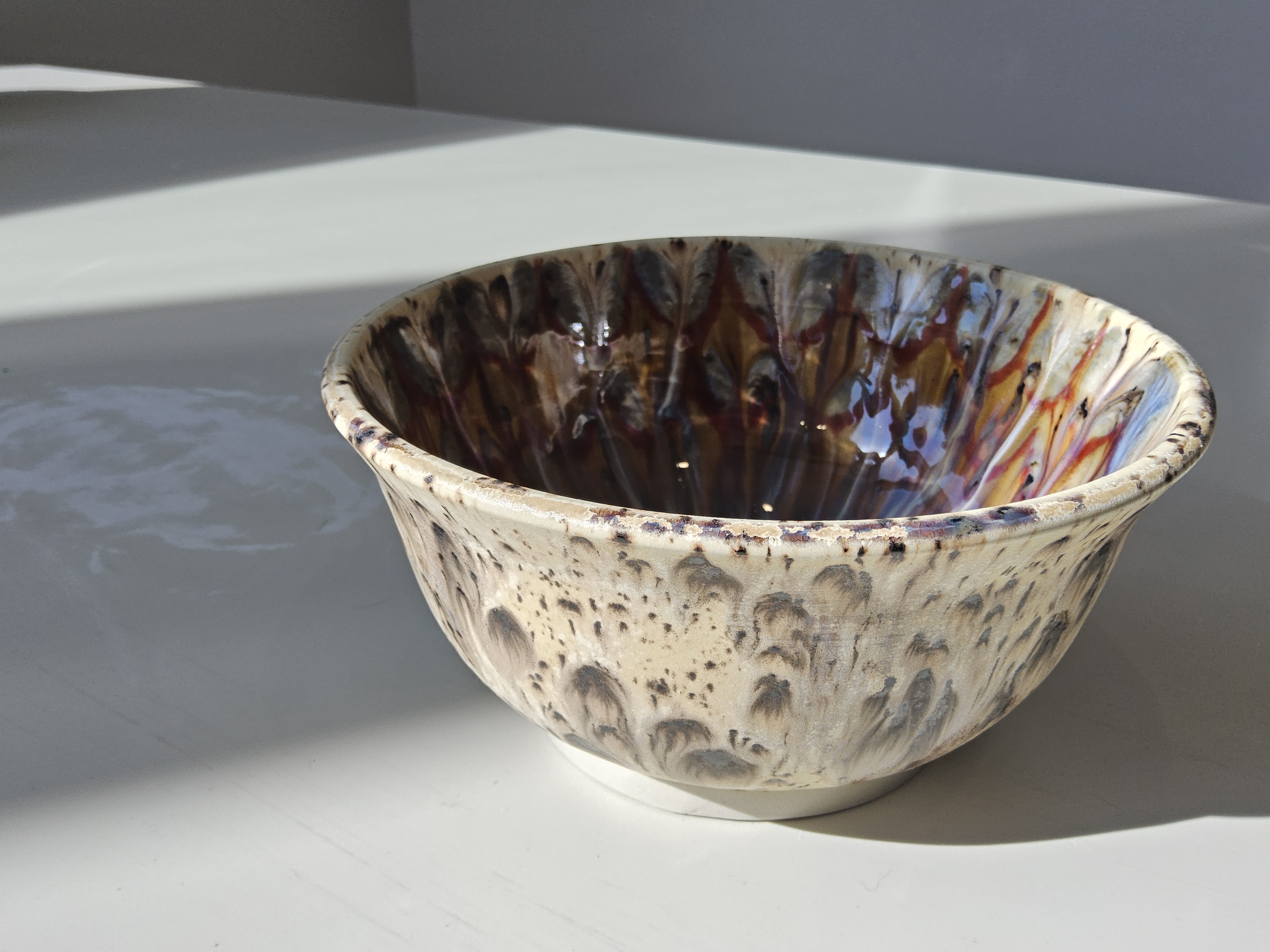 Speckled Psychedelic Ramen Bowl