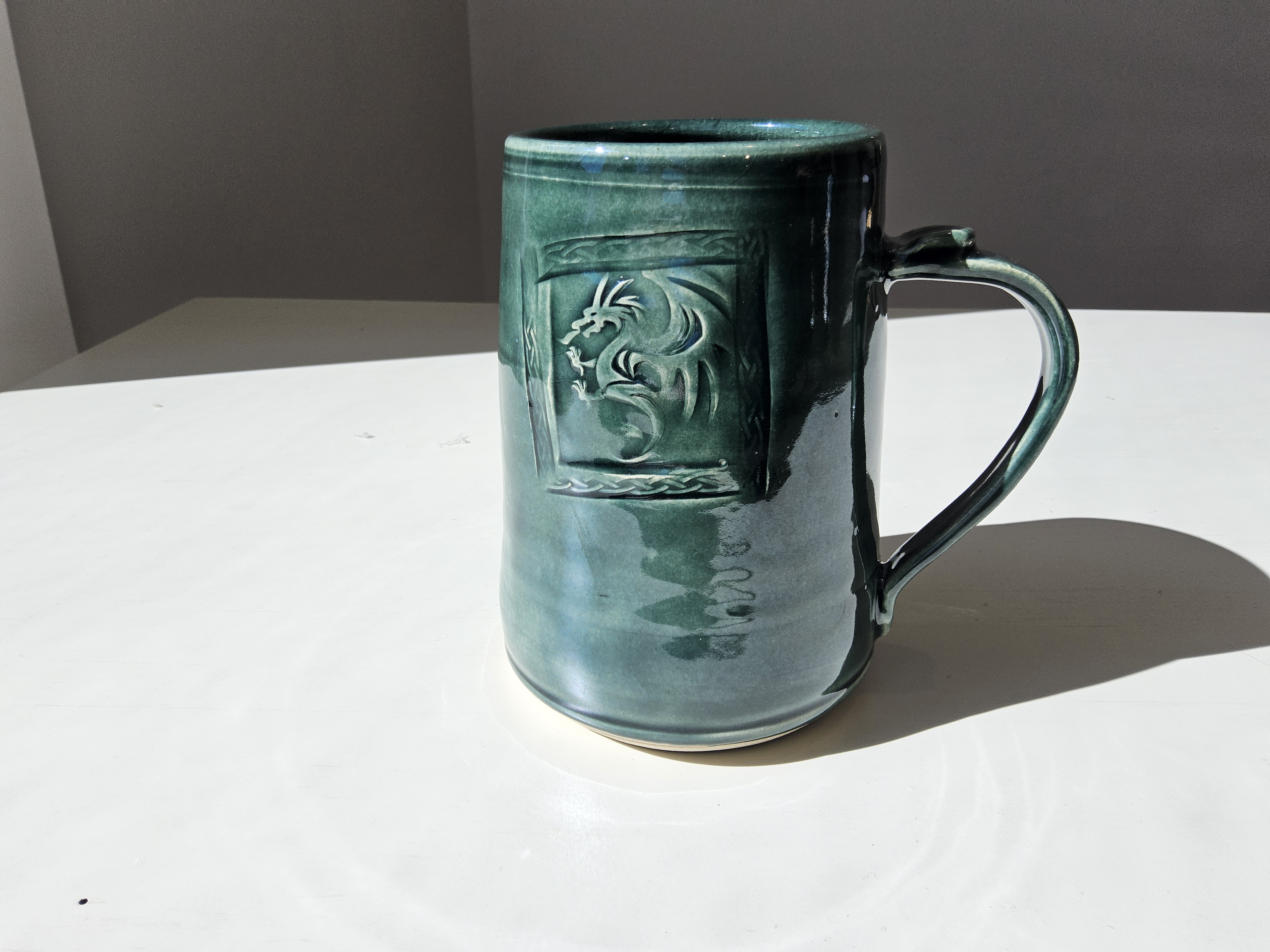 Emerald Dragon Stamp Tankard