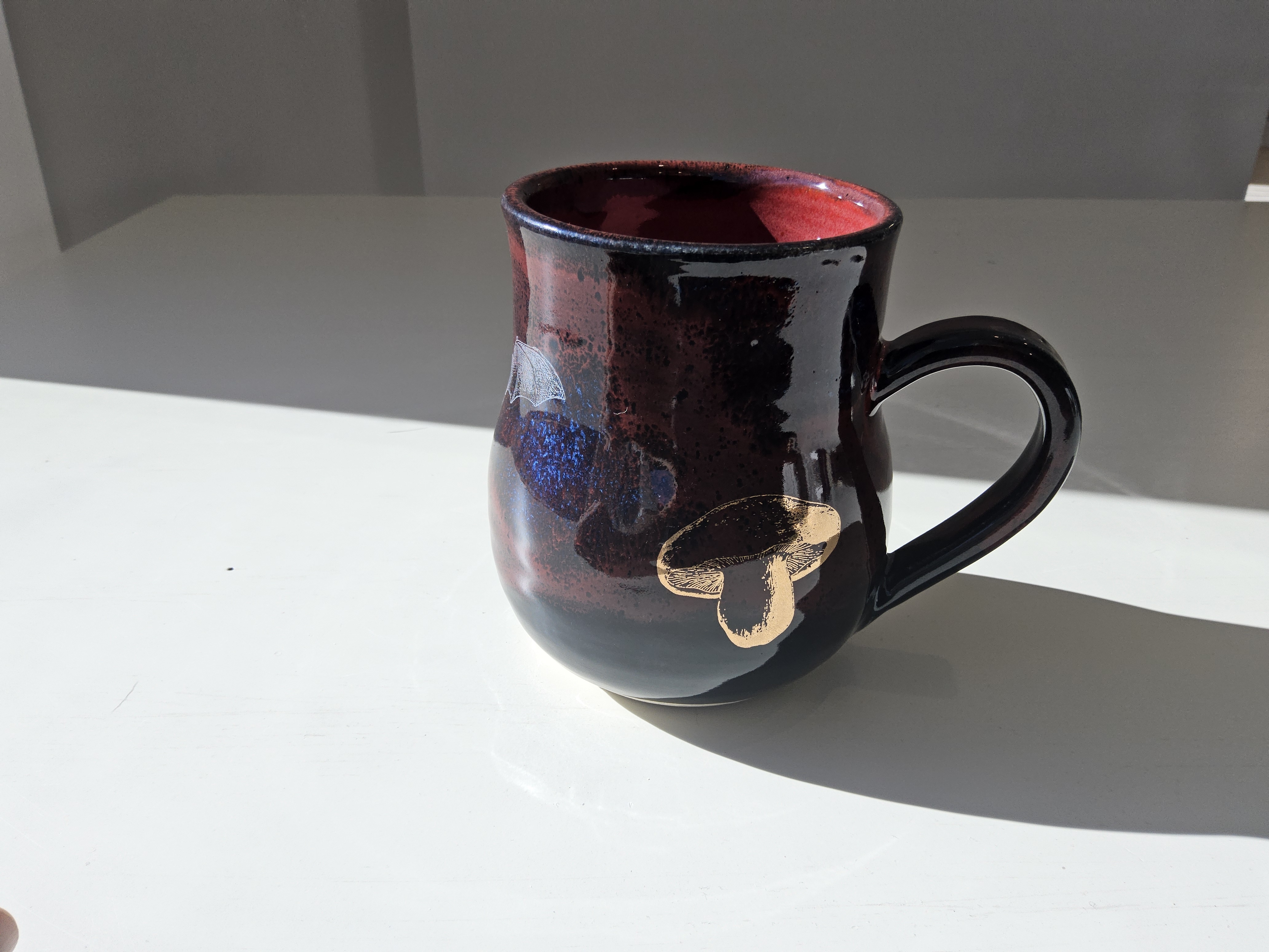 Midnight Mushroom Bell Mug